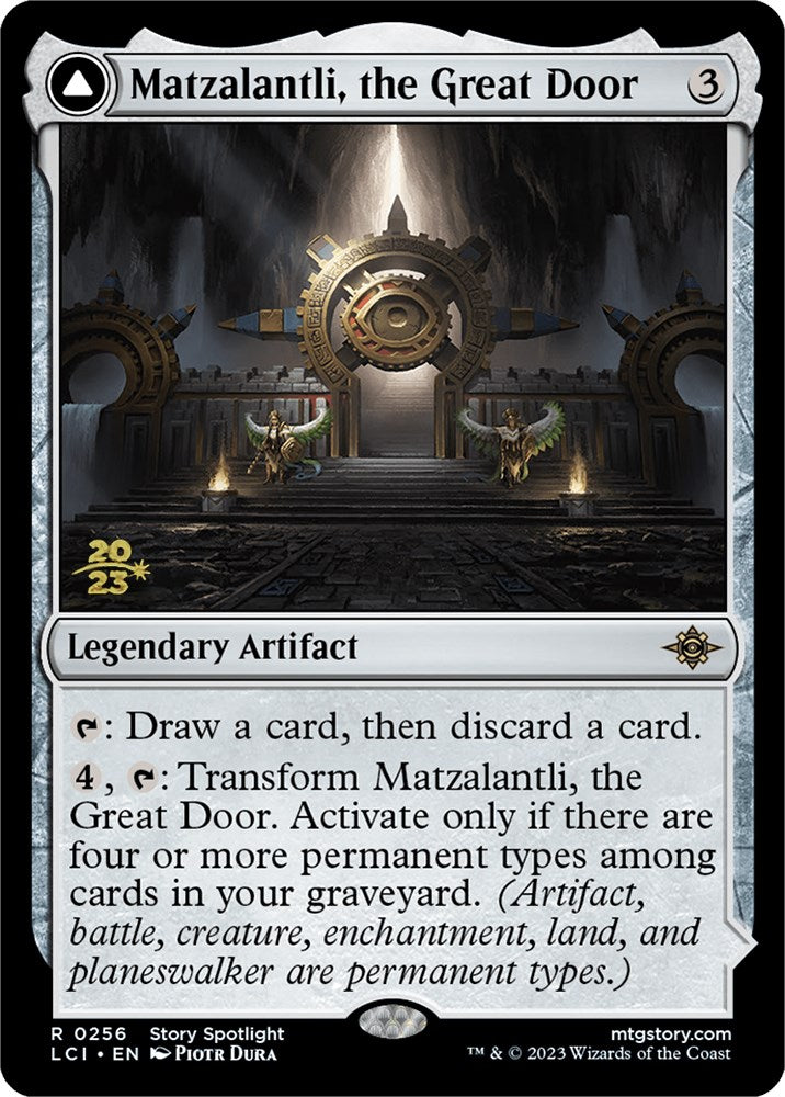 Matzalantli, the Great Door // The Core [The Lost Caverns of Ixalan Prerelease Cards] | Chromatic Games