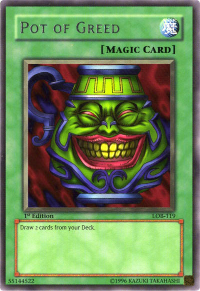 Pot of Greed [LOB-119] Rare | Chromatic Games