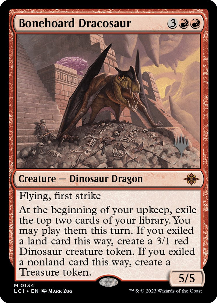 Bonehoard Dracosaur (Promo Pack) [The Lost Caverns of Ixalan Promos] | Chromatic Games