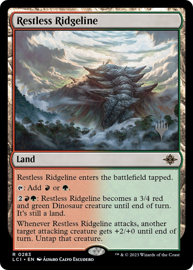 Restless Ridgeline (Promo Pack) [The Lost Caverns of Ixalan Promos] | Chromatic Games