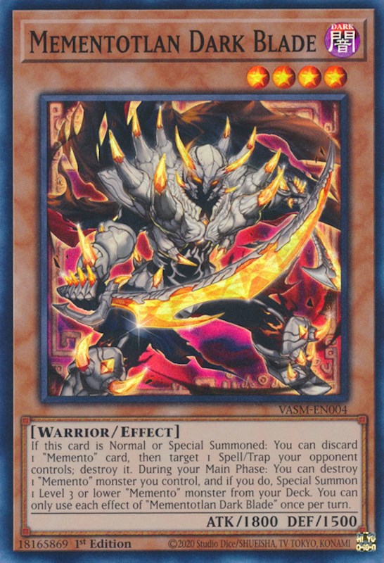 Mementotlan Dark Blade [VASM-EN004] Super Rare | Chromatic Games