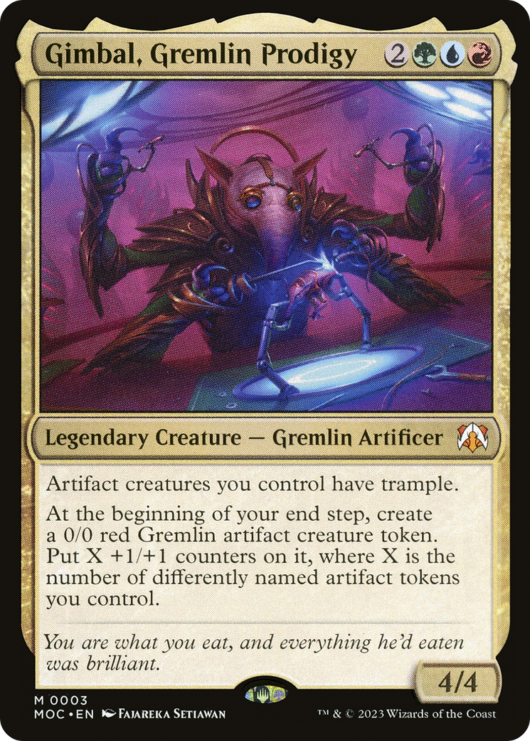 Gimbal, Gremlin Prodigy [March of the Machine Commander] | Chromatic Games