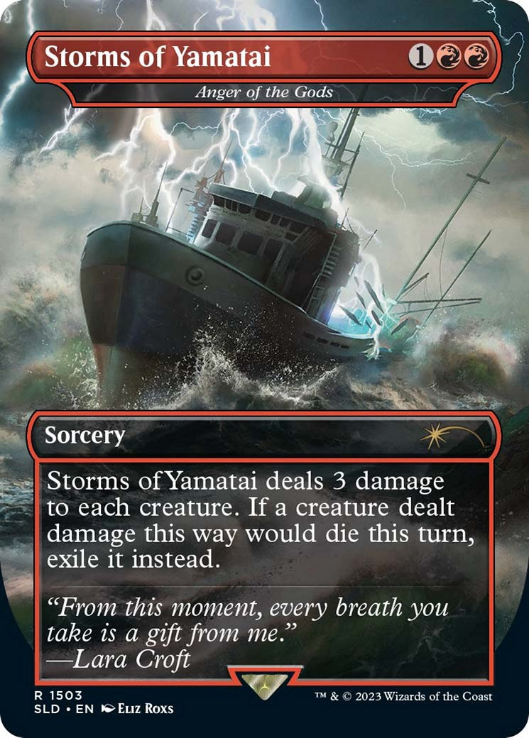 Storms of Yamatai - Anger of the Gods [Secret Lair Drop Series] | Chromatic Games