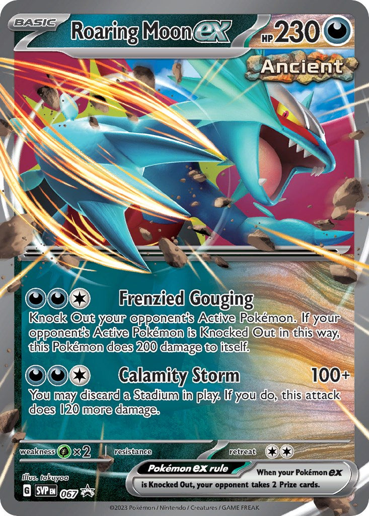 Roaring Moon ex (067) [Scarlet & Violet: Black Star Promos] | Chromatic Games