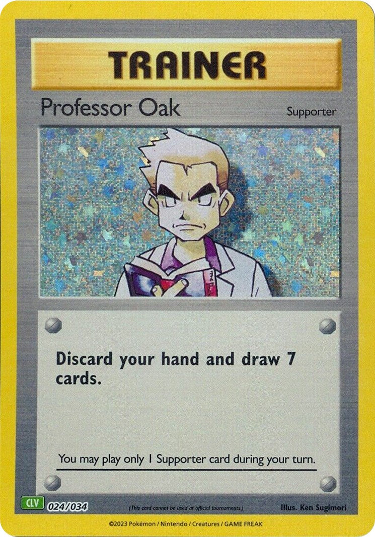 Professor Oak (CLV) [Trading Card Game Classic] | Chromatic Games