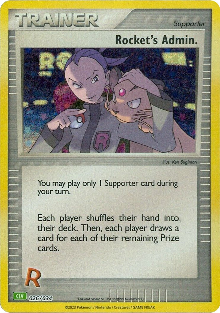 Rocket's Admin. (CLV) [Trading Card Game Classic] | Chromatic Games