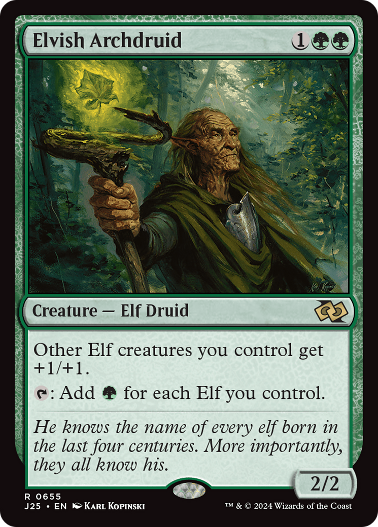 Elvish Archdruid [Foundations Jumpstart] | Chromatic Games