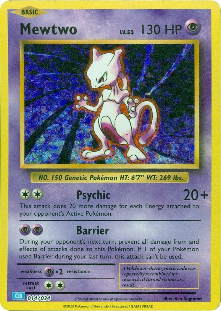 Mewtwo [Trading Card Game Classic] | Chromatic Games