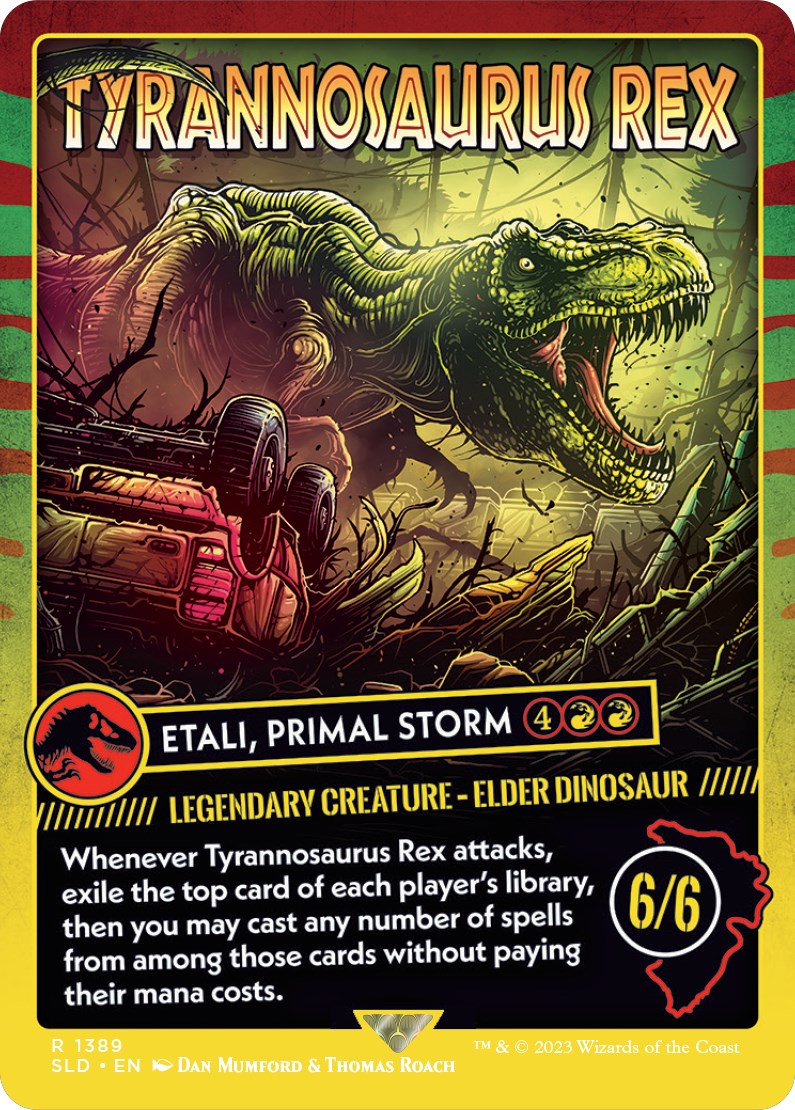 Tyrannosaurus Rex - Etali, Primal Storm [Secret Lair Drop Series] | Chromatic Games