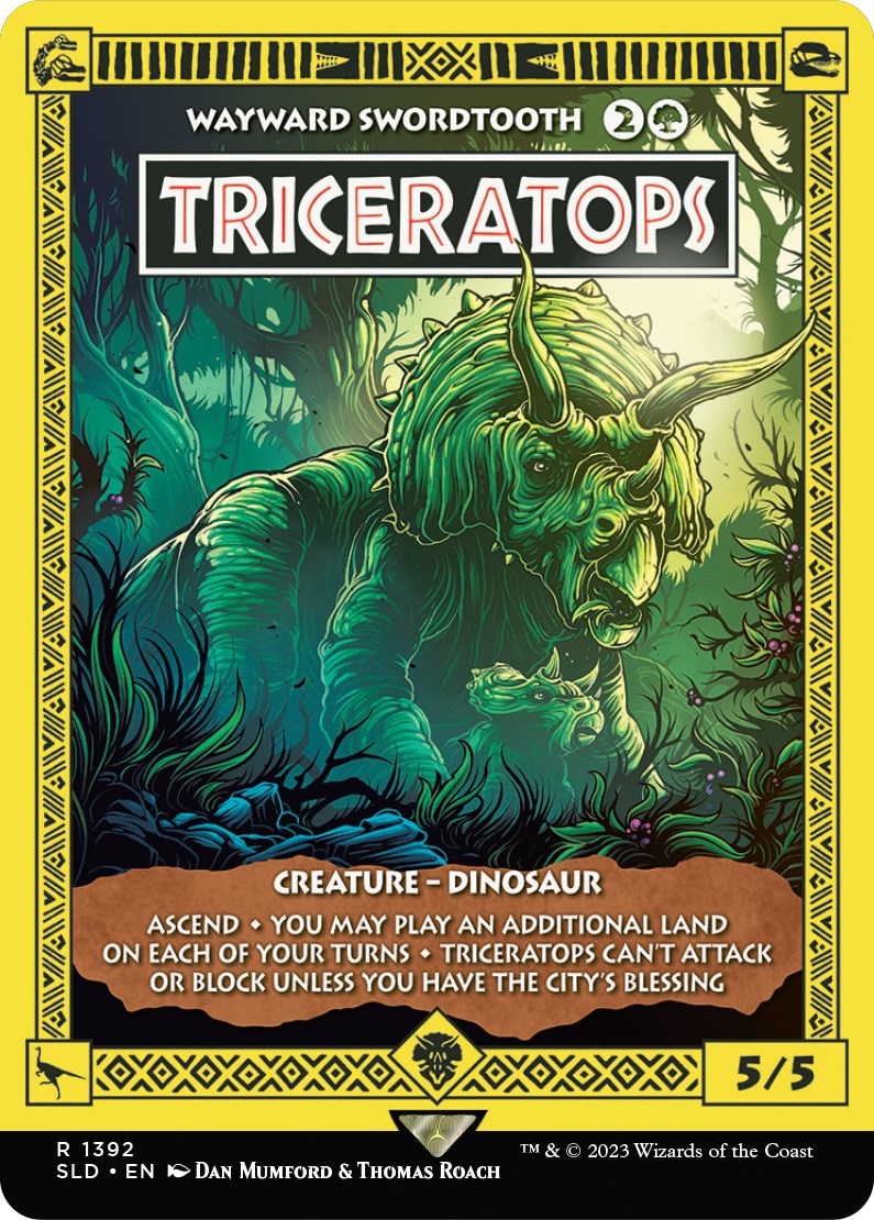 Triceratops - Wayward Swordtooth [Secret Lair Drop Series] | Chromatic Games