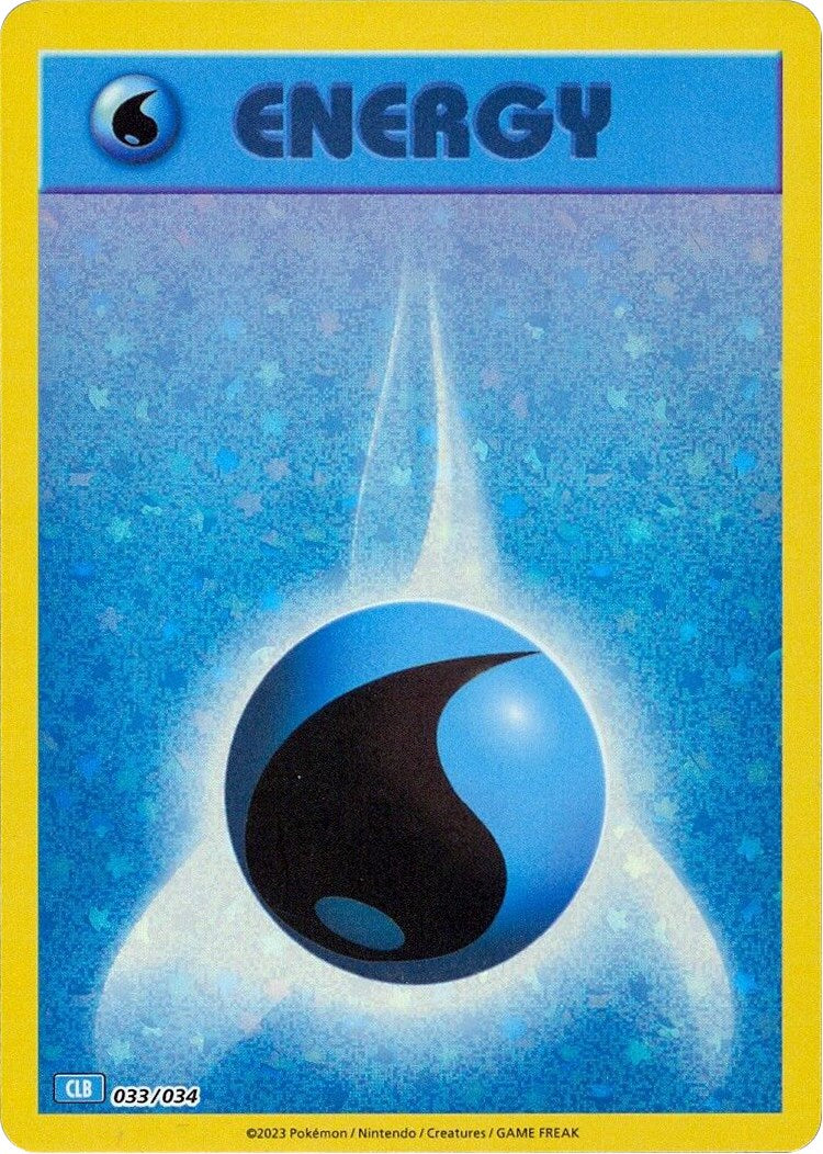 Basic Water Energy [Trading Card Game Classic] | Chromatic Games