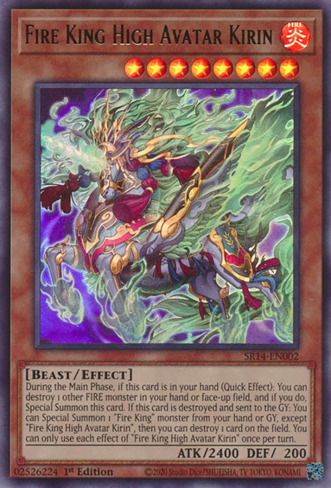 Fire King High Avatar Kirin [SR14-EN002] Ultra Rare | Chromatic Games
