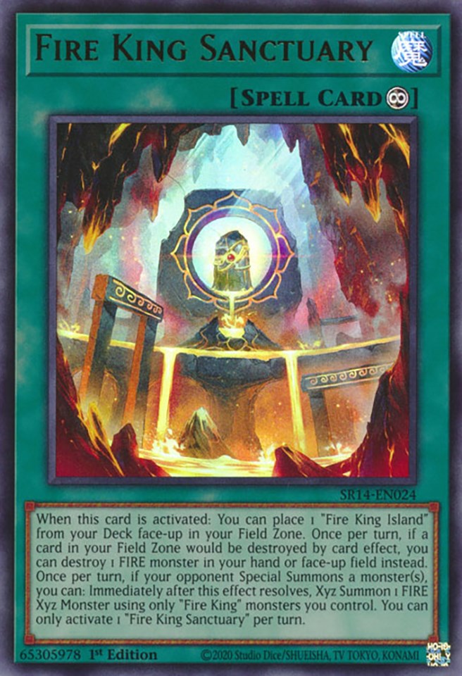 Fire King Sanctuary [SR14-EN024] Ultra Rare | Chromatic Games
