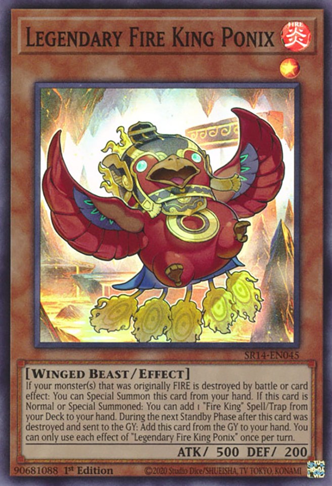 Legendary Fire King Ponix [SR14-EN045] Super Rare | Chromatic Games