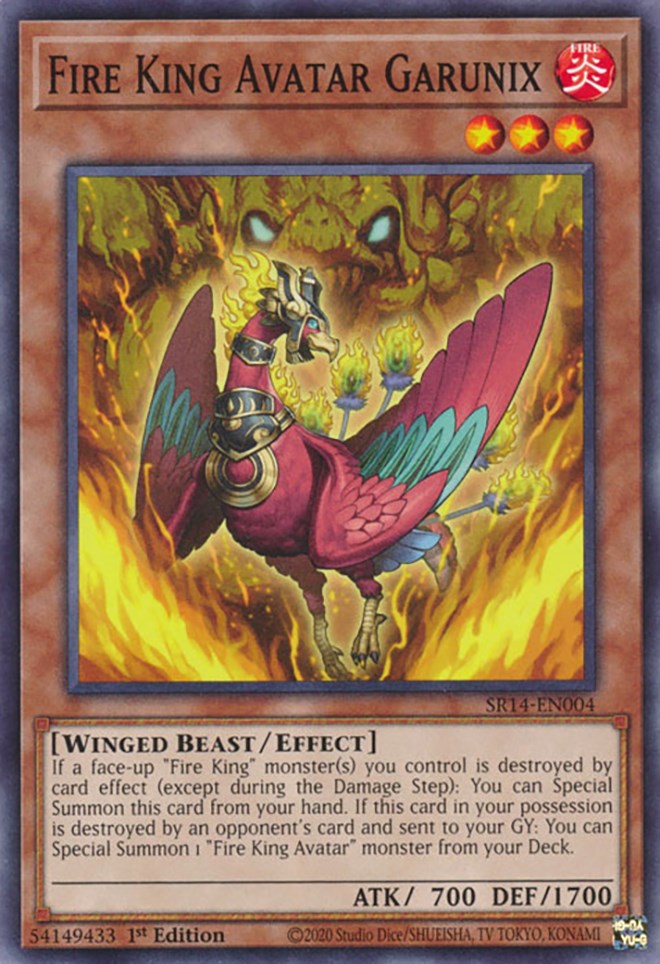 Fire King Avatar Garunix [SR14-EN004] Common | Chromatic Games
