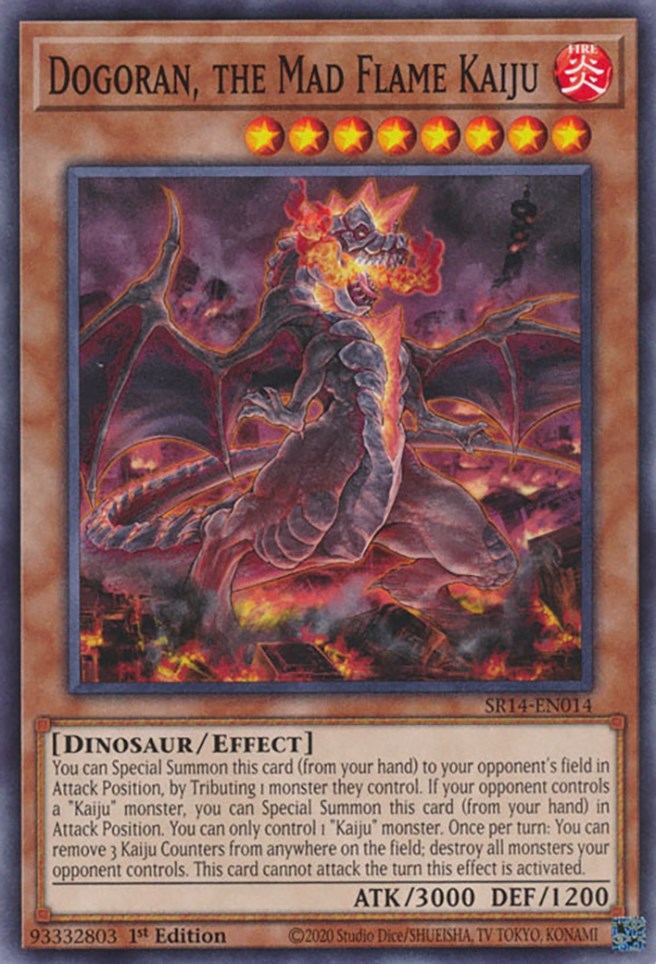 Dogoran, the Mad Flame Kaiju [SR14-EN014] Common | Chromatic Games