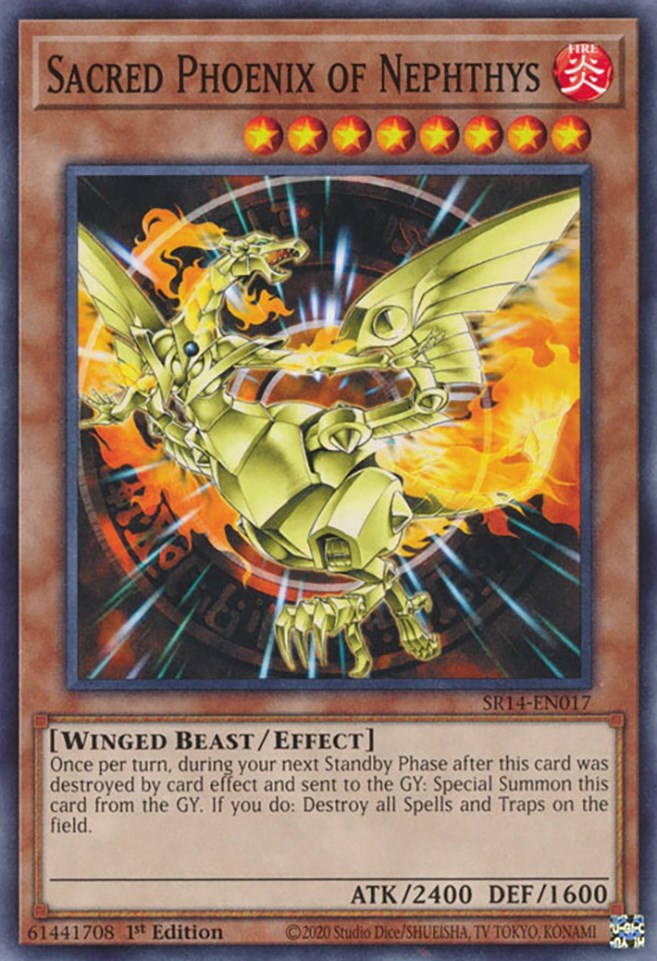 Sacred Phoenix of Nephthys [SR14-EN017] Common | Chromatic Games