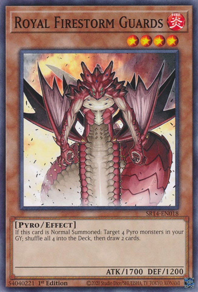Royal Firestorm Guards [SR14-EN018] Common | Chromatic Games