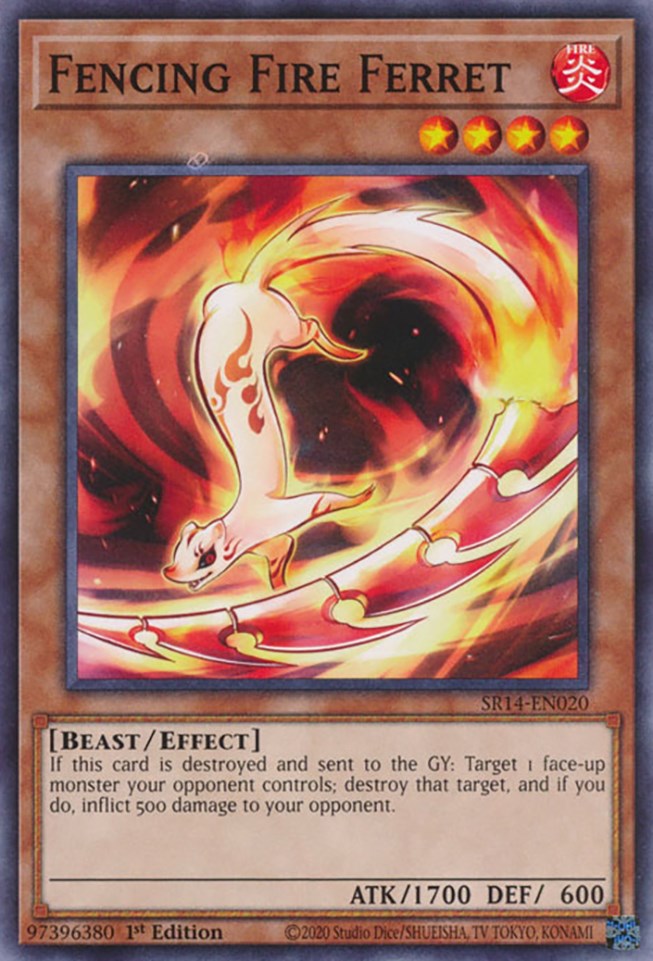 Fencing Fire Ferret [SR14-EN020] Common | Chromatic Games