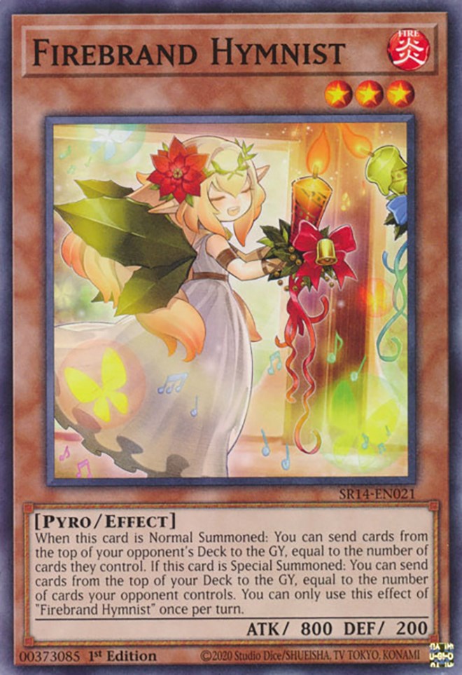 Firebrand Hymnist [SR14-EN021] Common | Chromatic Games