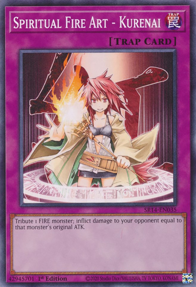 Spiritual Fire Art - Kurenai [SR14-EN035] Common | Chromatic Games