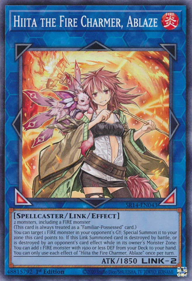 Hiita the Fire Charmer, Ablaze [SR14-EN043] Common | Chromatic Games