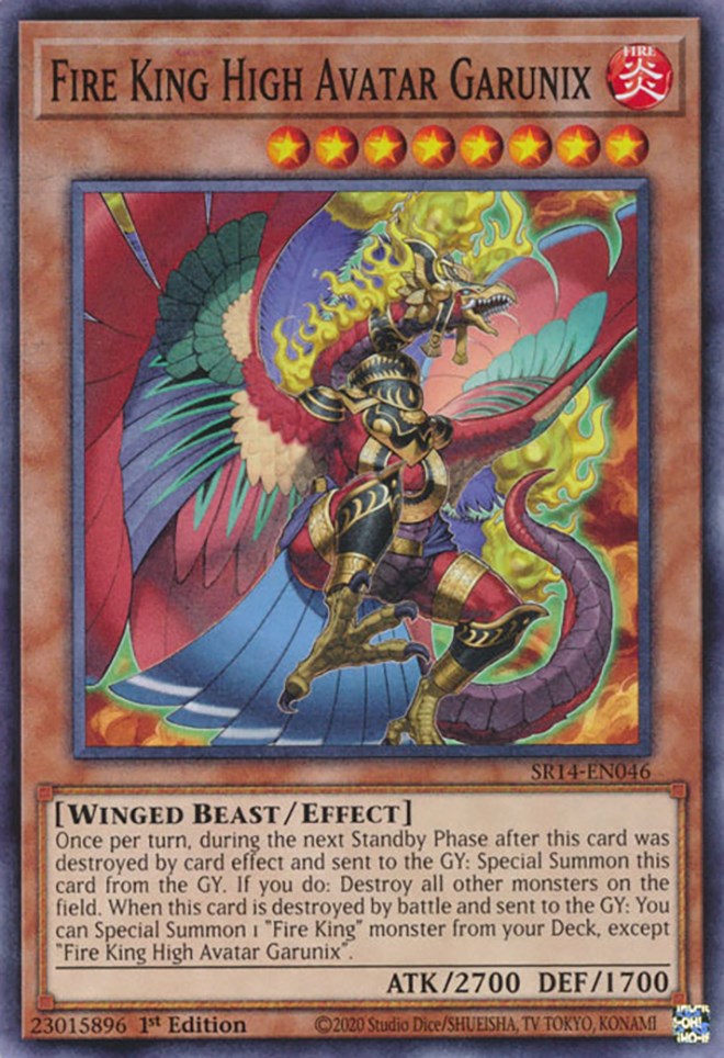 Fire King High Avatar Garunix [SR14-EN046] Common | Chromatic Games