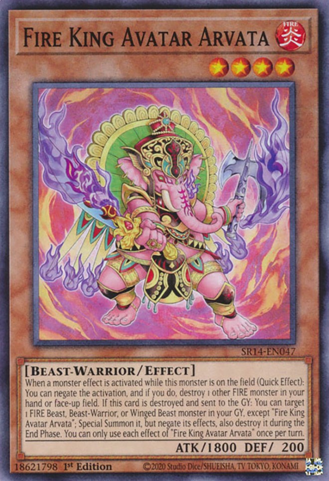 Fire King Avatar Arvata [SR14-EN047] Common | Chromatic Games