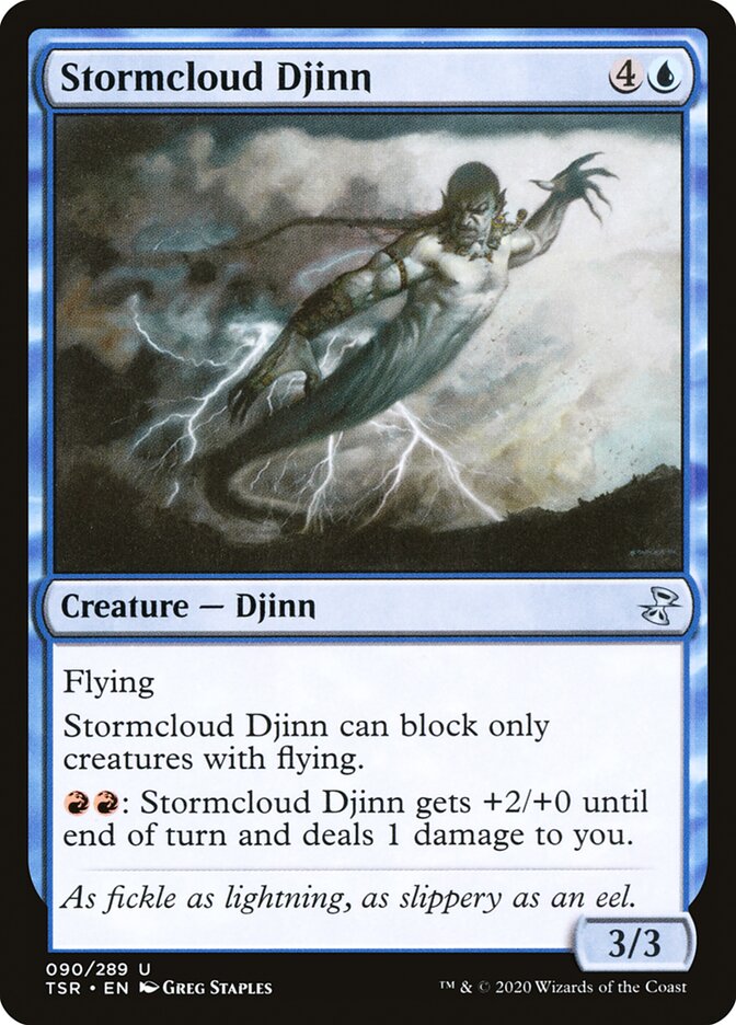 Stormcloud Djinn 90/289 (Time Spiral: Remastered)  | Chromatic Games