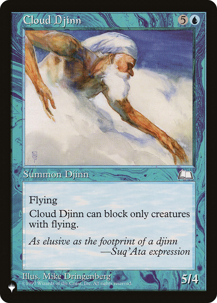 Cloud Djinn [The List Reprints] | Chromatic Games