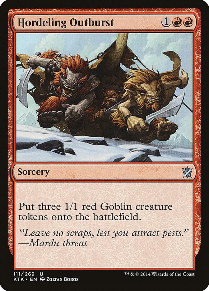 Hordeling Outburst 111/269 (Khans of Tarkir)  - Foil | Chromatic Games
