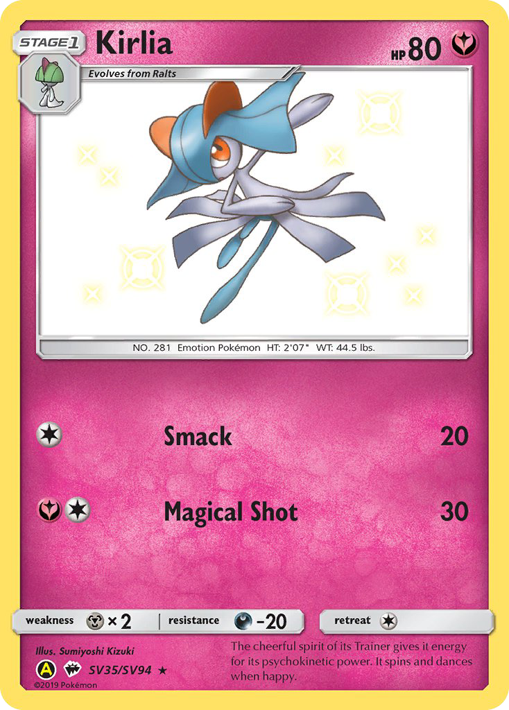 Kirlia (SV35/SV94) [Sun & Moon: Hidden Fates - Shiny Vault] | Chromatic Games