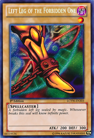 Left Leg of the Forbidden One [LCYW-EN303] Secret Rare | Chromatic Games