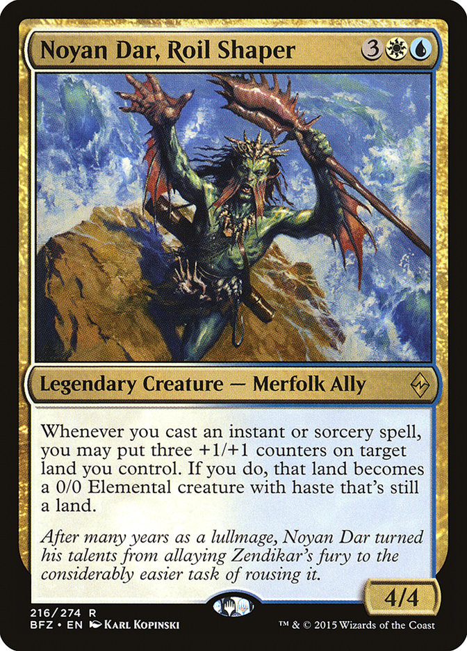 Noyan Dar, Roil Shaper 216/274 (Battle for Zendikar)  | Chromatic Games