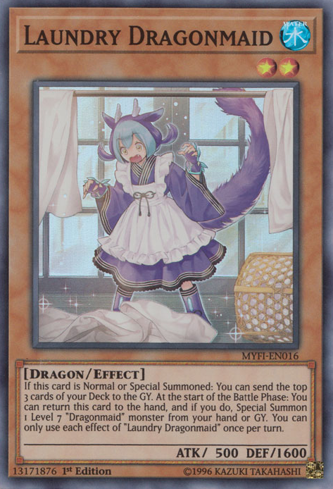 Laundry Dragonmaid [MYFI-EN016] Super Rare | Chromatic Games