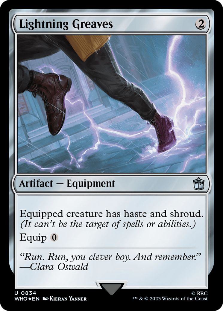 Lightning Greaves (Surge Foil) [Doctor Who] | Chromatic Games