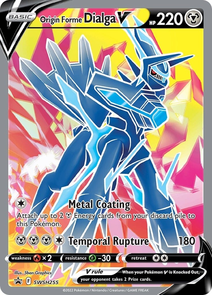 Origin Forme Dialga V (SWSH255) [Sword & Shield: Black Star Promos] | Chromatic Games