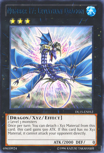Number 17: Leviathan Dragon (Blue) [DL15-EN012] Rare | Chromatic Games
