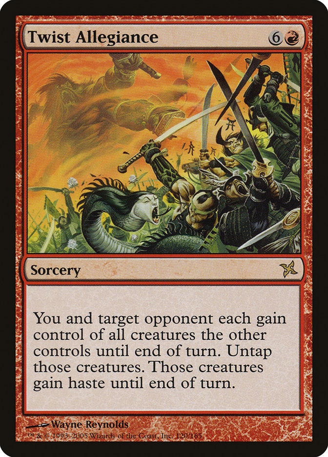 Twist Allegiance 120/165 (Betrayers of Kamigawa)  | Chromatic Games