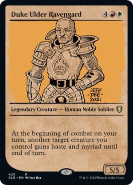 Duke Ulder Ravengard Showcase 420 (Commander Legends: Battle for Baldur's Gate)  | Chromatic Games