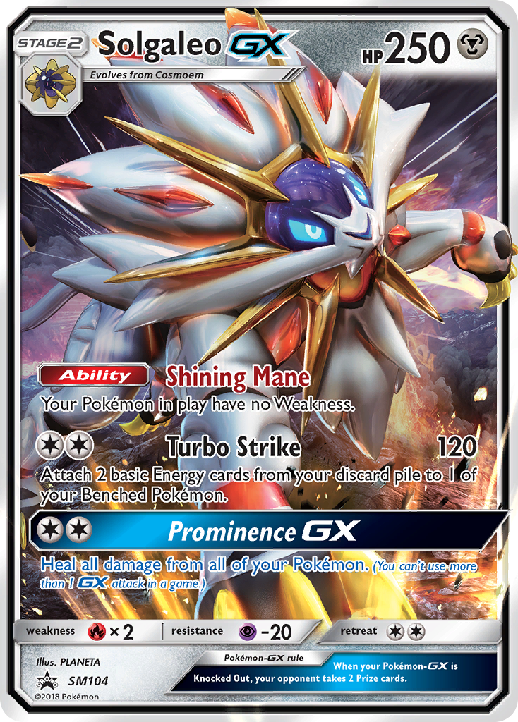 Solgaleo GX (SM104) [Sun & Moon: Black Star Promos] | Chromatic Games