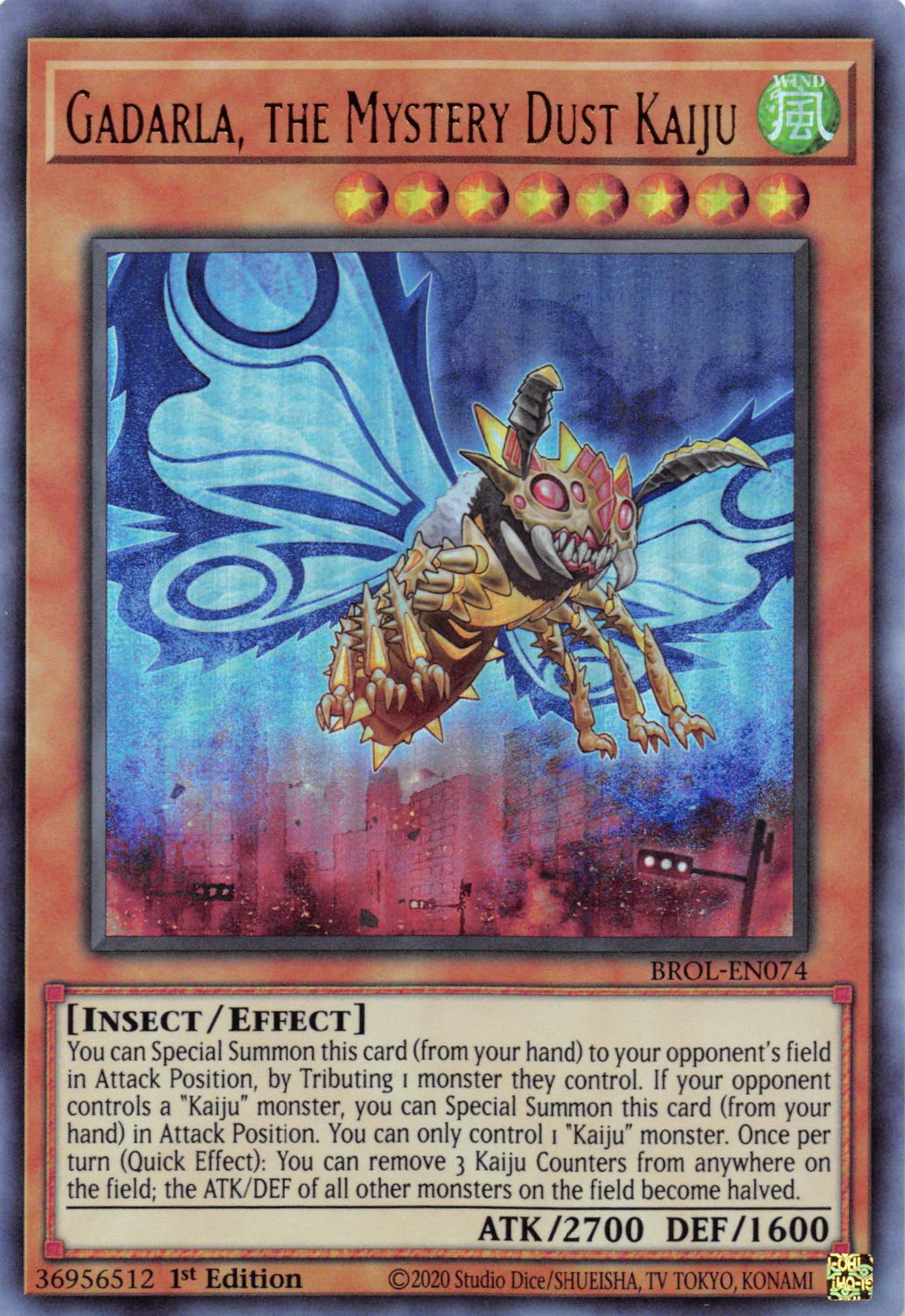 Gadarla, the Mystery Dust Kaiju [BROL-EN074] Ultra Rare | Chromatic Games
