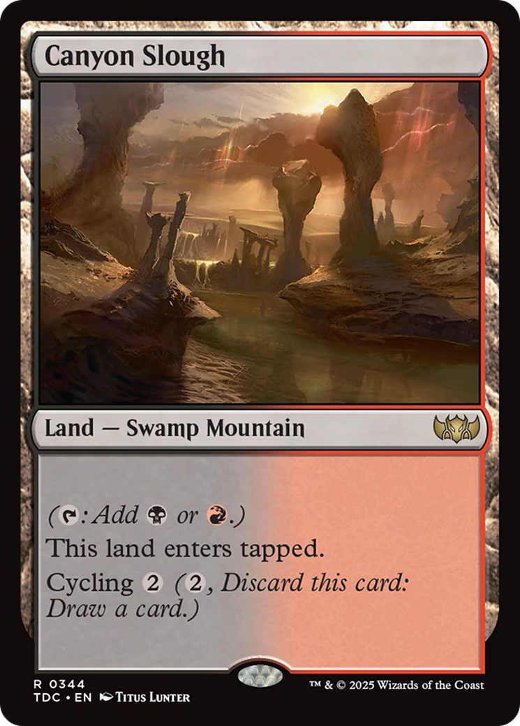 Canyon Slough [Tarkir: Dragonstorm Commander] | Chromatic Games