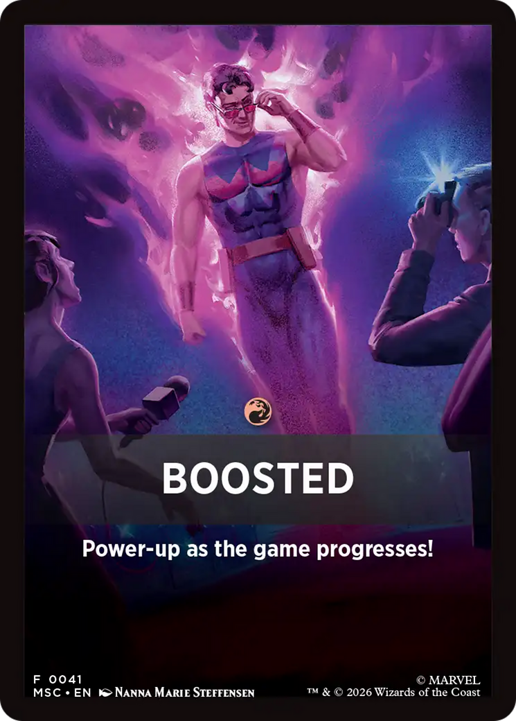Boosted Theme Card [Marvel Super Heroes Commander] | Chromatic Games