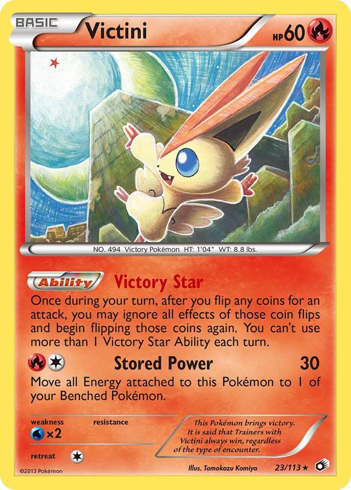 Victini 23/113 (Legendary Treasures)  - Holofoil | Chromatic Games