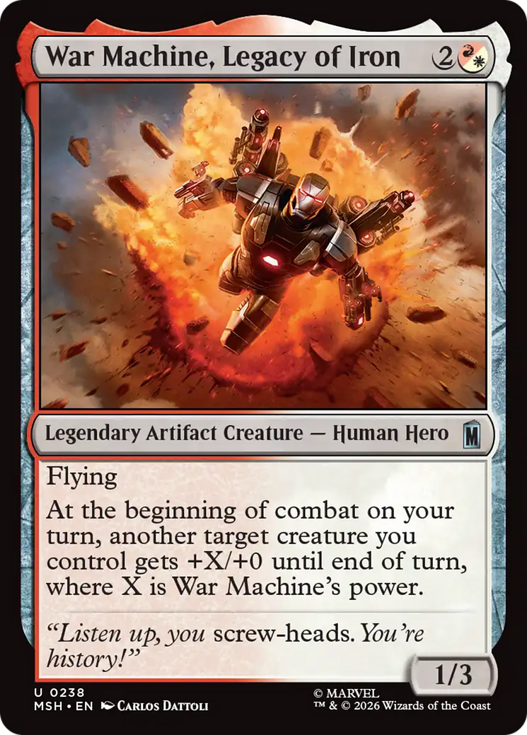 War Machine, James Rhodes [Marvel Super Heroes] | Chromatic Games