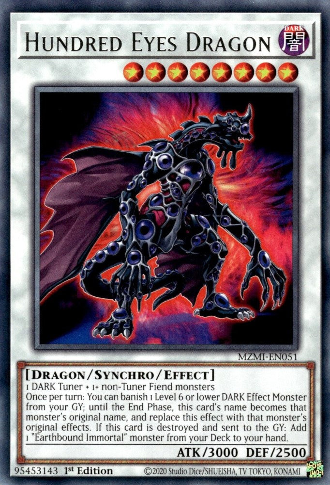 Hundred Eyes Dragon [MZMI-EN051] Rare | Chromatic Games