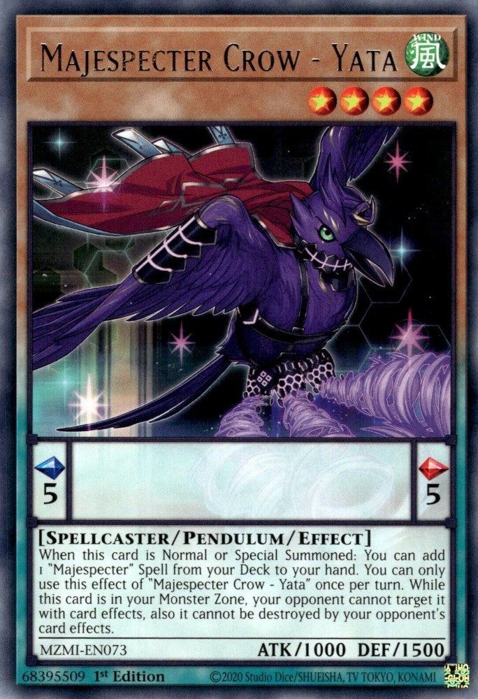 Majespecter Crow - Yata [MZMI-EN073] Rare | Chromatic Games
