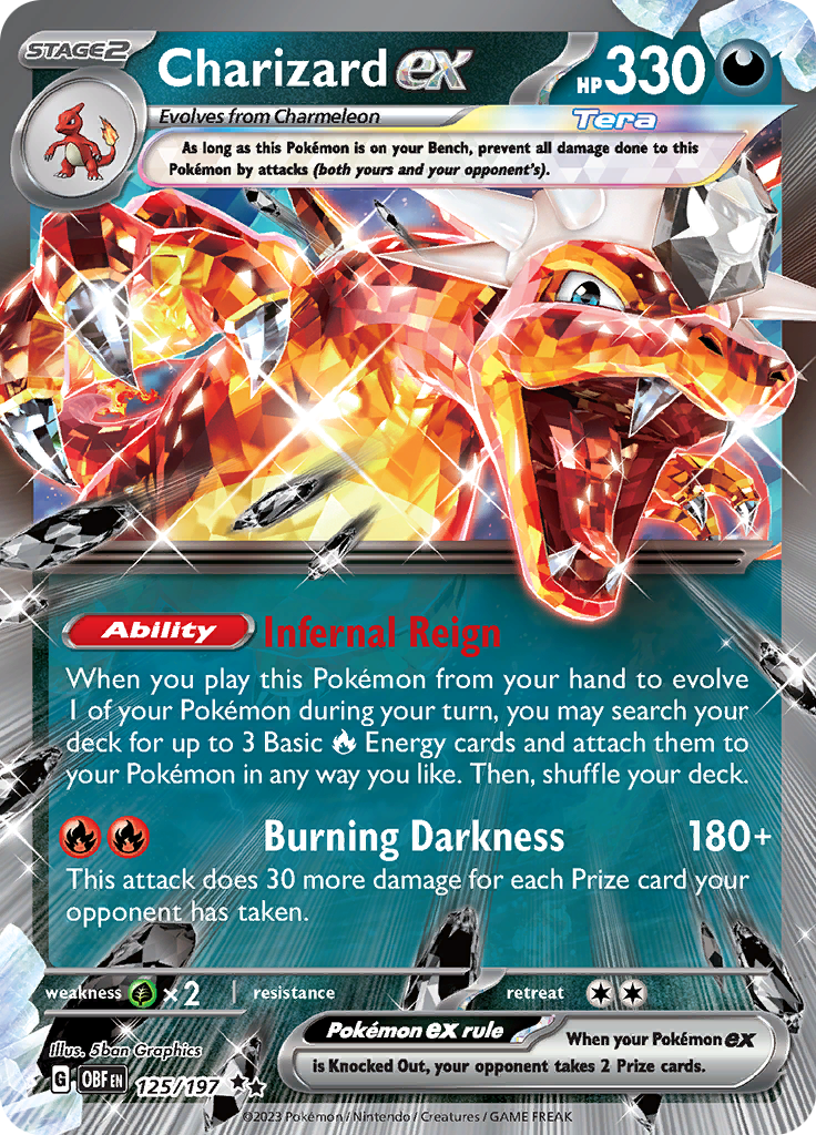 Charizard ex (125/197) [Scarlet & Violet: Obsidian Flames] | Chromatic Games