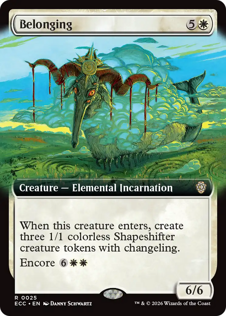 Belonging (Extended Art) [Lorwyn Eclipsed Commander] | Chromatic Games